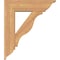 Ekena Millwork Funston Traditional Smooth Bracket w/ Offset Brace, Western Red Cedar, 7 1/2"W x 26"D x 30"H BKT0806X26X30FST01SWR - alternate 4